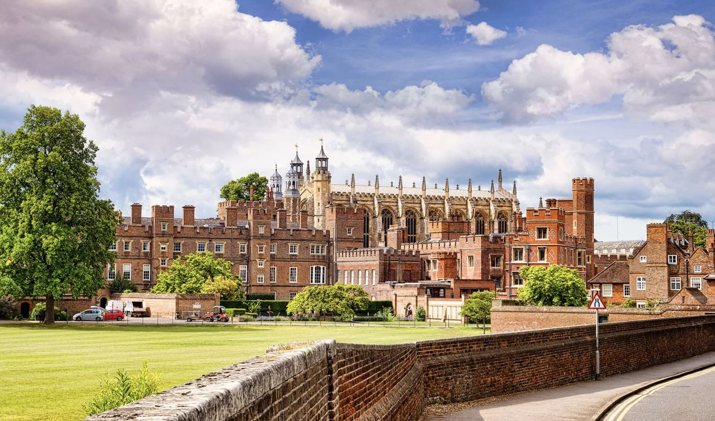 An English independent school seen across playing fields